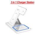 3-in-1 Wireless Charging Station — 15W Fast Charger for iPhone 17/16/15/14/13/12, Apple Watch & AirPods
